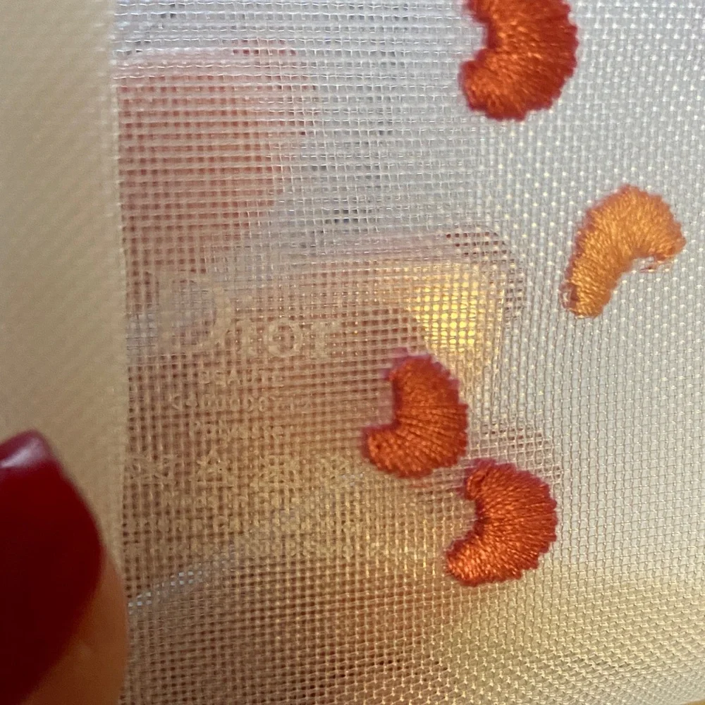 NEW Dior Heart Mesh Cosmetic Pouch/Bag - Picture 2 of 2